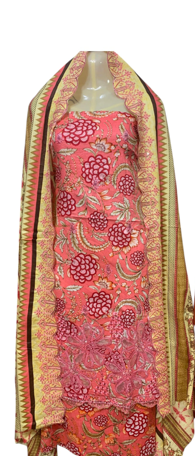LAWN EMBROIDERED