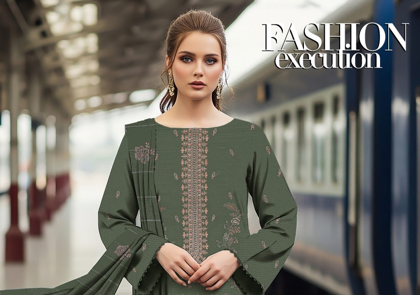 JAHAN AARA BY MAH E MEER VOL:- 14 DORIA DHANAK (UNSTITCHED)