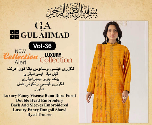 UNSTITCHED VISCOSE BY GA   VOL:-36