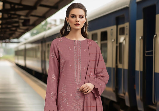 JAHAN AARA  BY MAH E MEER  DORIA DHANAK VOL:-14  (UNSTITCHED)