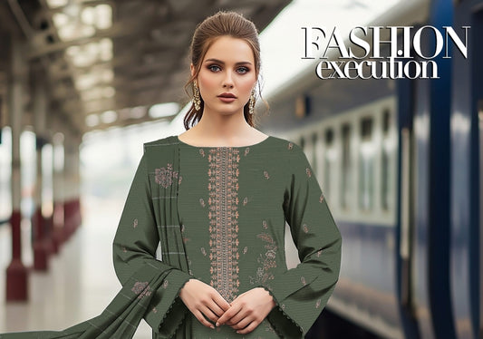 JAHAN AARA BY MAH E MEER  DORIA DHANAK VOL:-14  (UNSTITCHED)