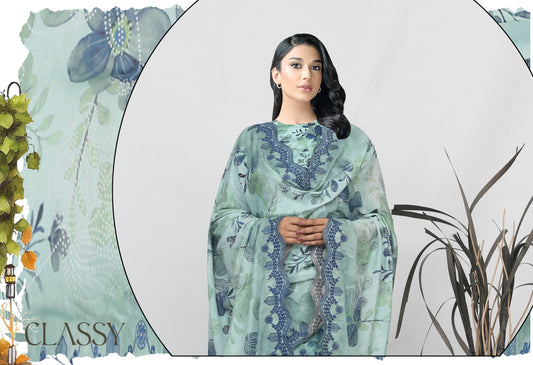 ABiHA   BY DUR E FISHAN  VOL:- 02 VISCOSE (UNSTITCHED)