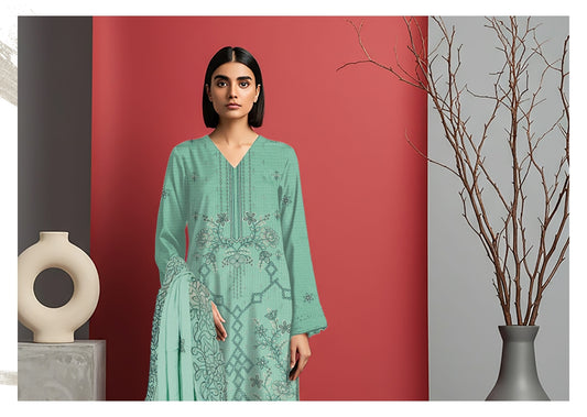 UNSTITCHED VISCOSE   HAAJRA BY MAH_E_MEER  VOL:- 03