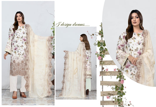 ABiHA BY DUR E FISHAN   VOL:- 02 VISCOSE (UNSTITCHED)