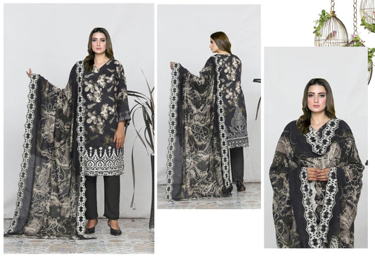 ABiHA  BY DUR E FISHAN   VOL:- 02 VISCOSE (UNSTITCHED)